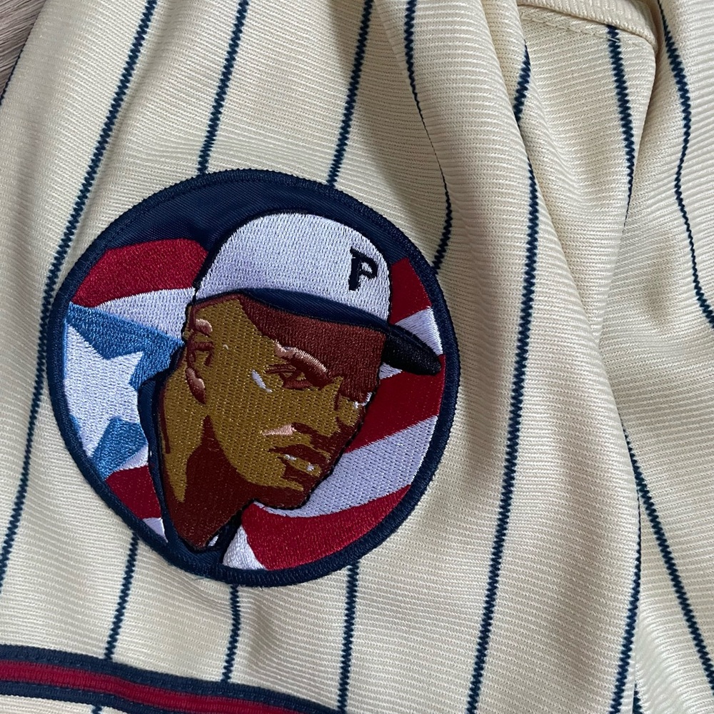 Vintage Headgear Classics Roberto Clemente #21 Senadores Baseball Jersey XS - Picture 4 of 6